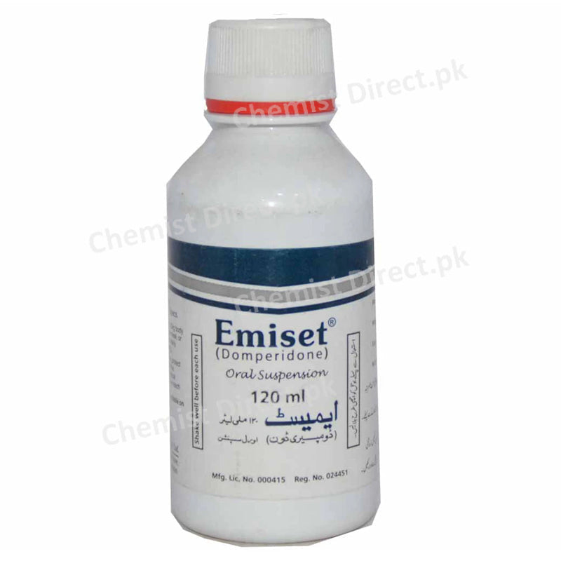 Emiset Susp 120ml Suspension Platinum Pharmaceuticals Pvt Ltd Gastroprokinetic Domperidone Maleate