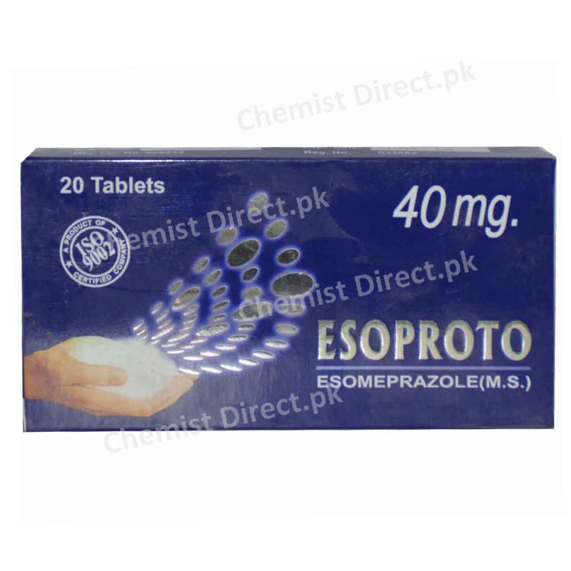 Esoproto 40mg Tab Tablet Wilshire Laboratories Anti Ulcerant Esomeprazole Magnesium