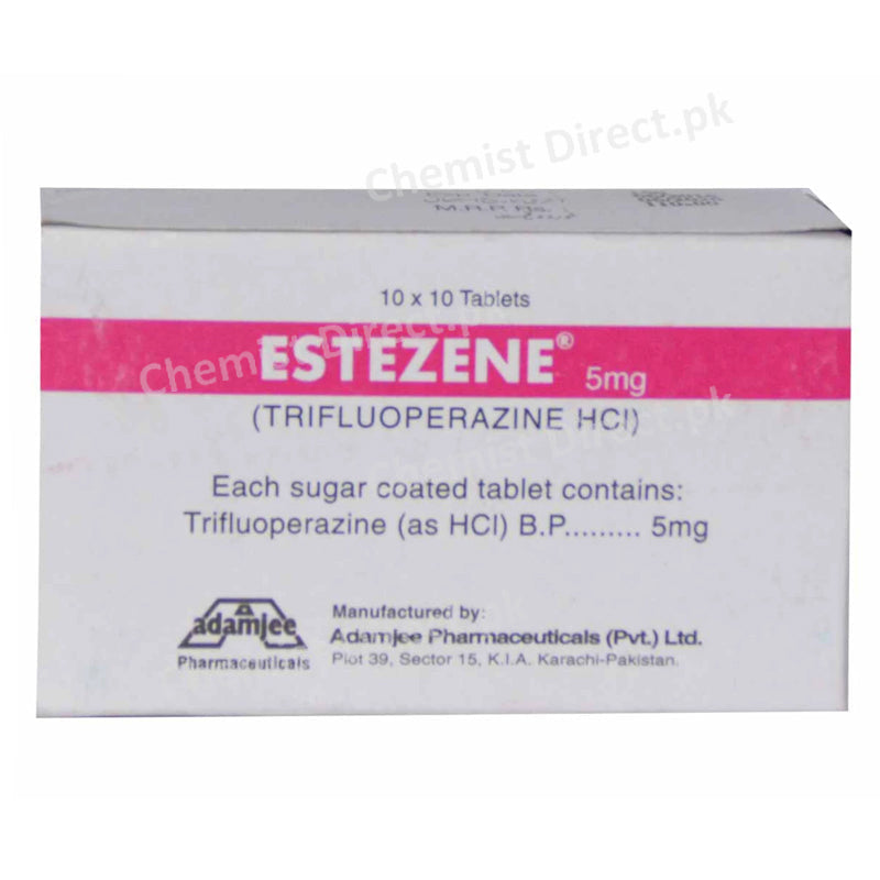 Estezene 5mg Tab Tablet Adamjee Pharma Services Psychosis Tri fluoperazine HCl