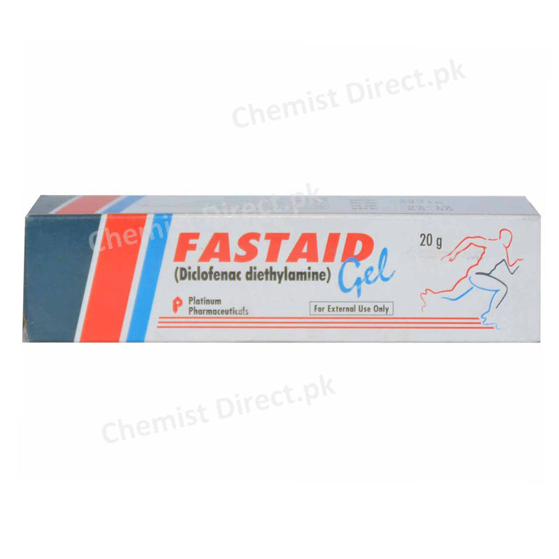 Fastaid Gel 20g Platinum Pharmaceuticals Pvt Ltd Nsaid Diclofenac Sodium