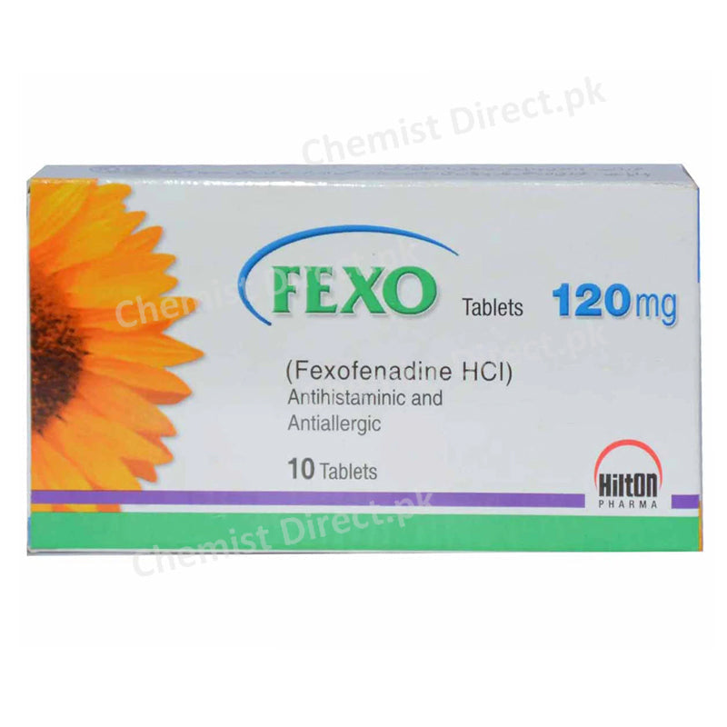 Fexo 120mg Tab Tablet Hilton Pharma Pvt Ltd Anti Histamine Fexofenadine