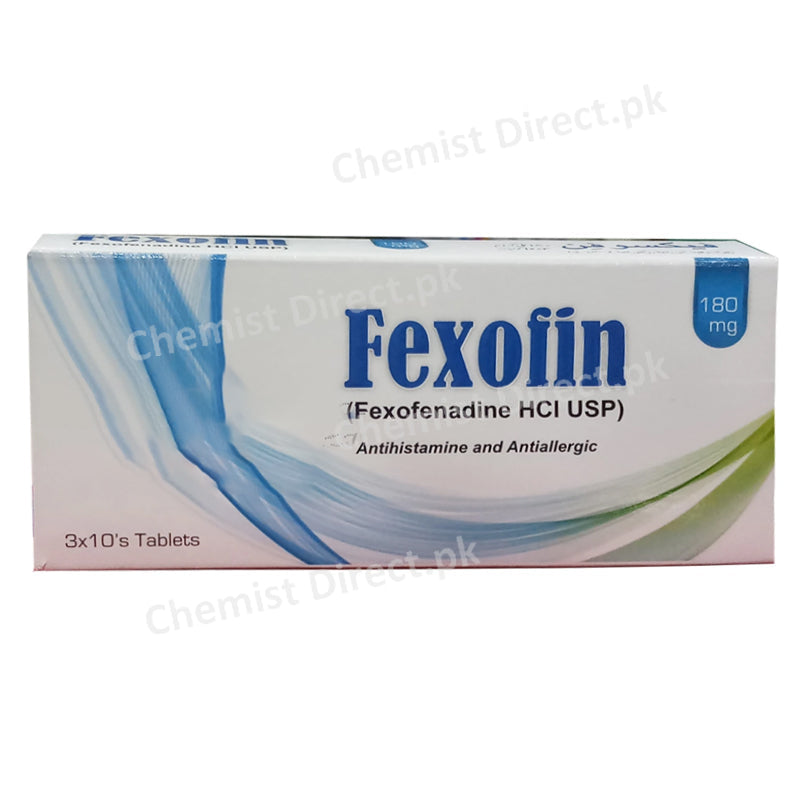 Fexofin 180mg Tab Tablet Fexofenadine