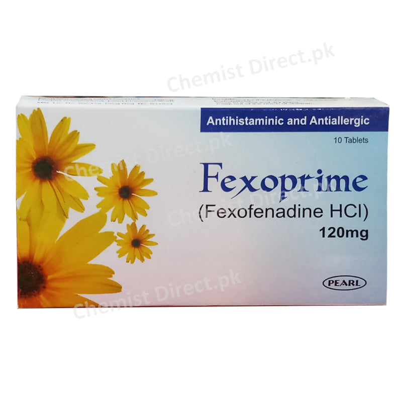Fexoprime 120mg Tab Tablet Pearl Pharma Fexofenadine