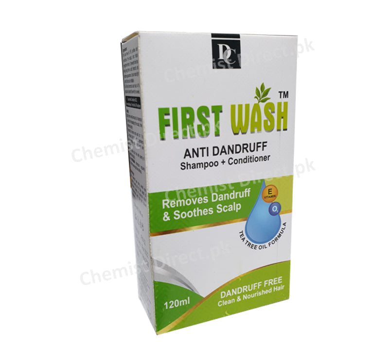 First Wash Anti Dandruff Shampoo + Conditioner 120Ml Hair Care