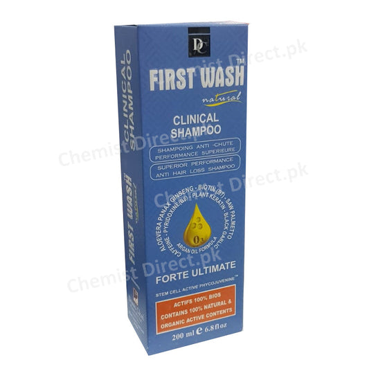 First Wash Natural Clinical Shampoo Fort Ultimate 200Ml Hair Care