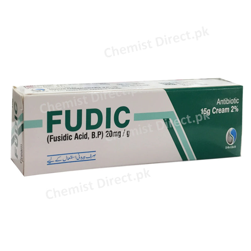 Fudic Cream 5gm Shaigan Pharmaceuticals Anti bacterial Fusidic Acid