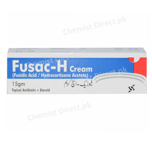 Fusac H Cream 15gm Santepharma Anti bacterial Corticosteroids Fusidic Acid 2 Hydrocortisone Acetate 1