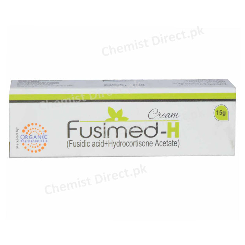 Fusimed H 15G Cream Organic Pharma Anti bacterial Fusidicacid Hydrocortisone Acetate