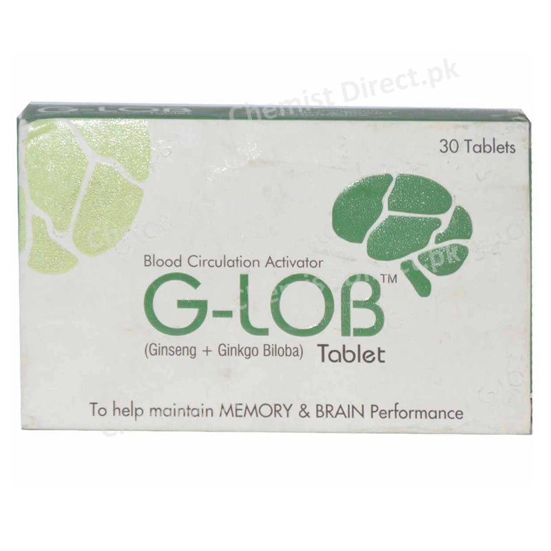 G-LOB Tablet Ginseng +Ginko Biloba