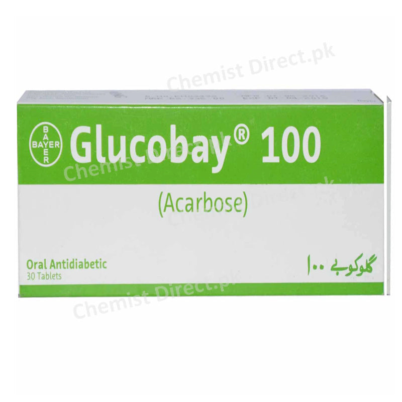 Glucobay 100mg Tab Tablet Bayer Health Care Pvt Ltd Qral Hypoglycemic Acarbose