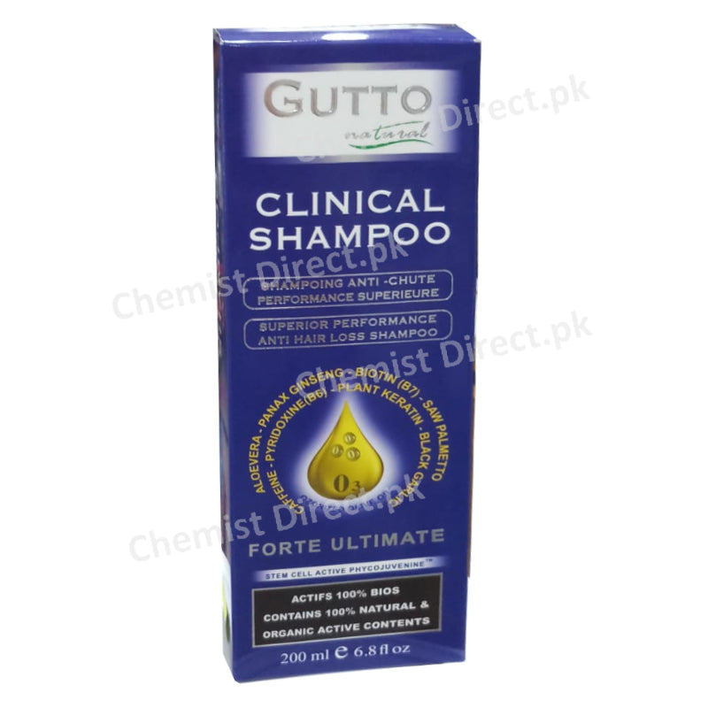 Gutto Clinical Shampoo 200Ml Shampoo