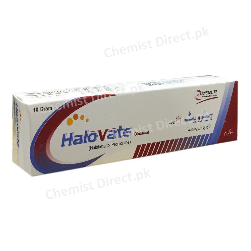 Halovate Ointment 10gram Halobetasol Propionate Crytolite pharmaceuticals