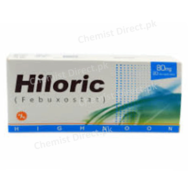 Hiloric 80mg Tablet Highnoon Laboratories Anti-Gout Febuxostat
