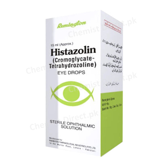 Histazolin 5ml Drop Remington Pharmaceuticals Anti-Allergy Sodium Cromoglycate Tetrahydrozoline