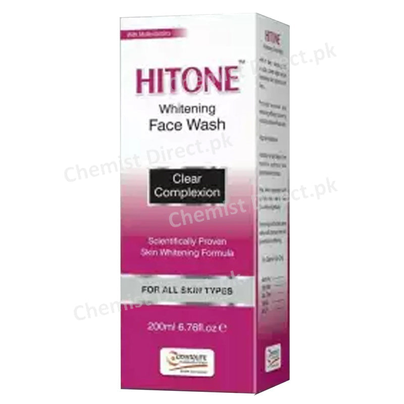 Hitone Face Wash 150ml Crystolite Pharmaceuticals Whitening Face Wash