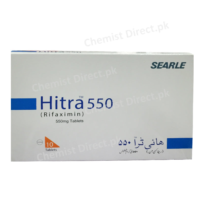 Hitra 550mg Rifaximin Tablet Searle Pakistan