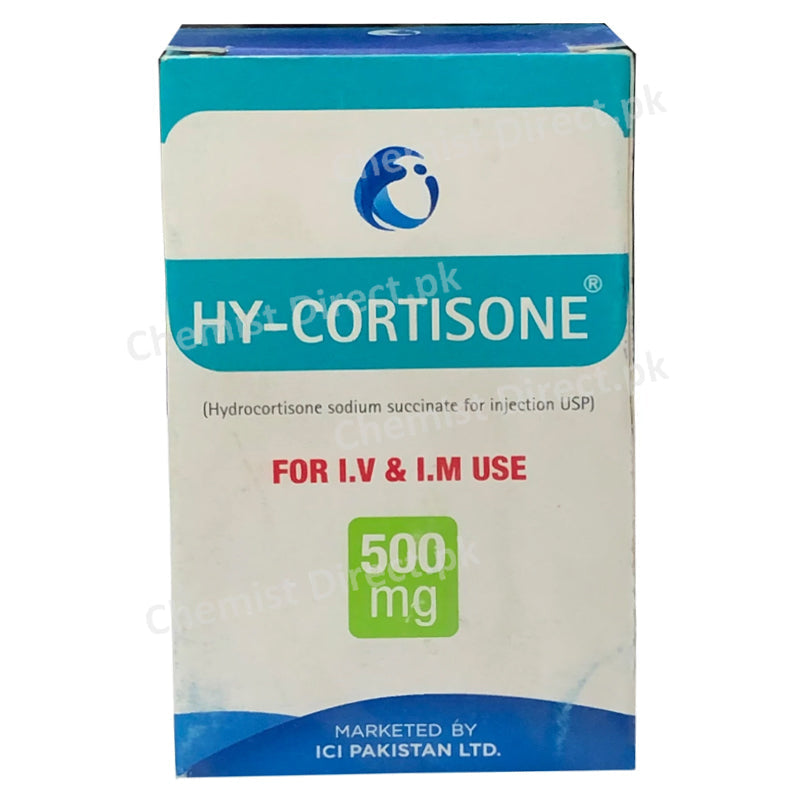 Hy Cortisone 500mg Inj Injection Cirin Pharmaceuticals Corticosteroid Hydrocortisone