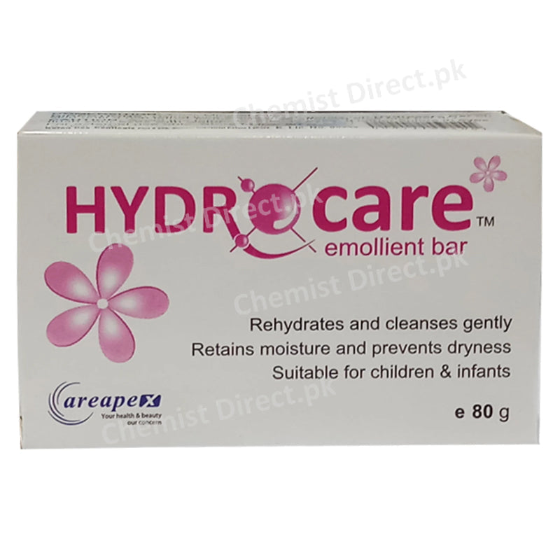 Hydrocare emollient Bar 80gram Careapex Health Beauty