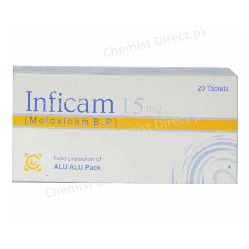 Inficam 15mg Tablet Convell Pharma Meloxicam B.P