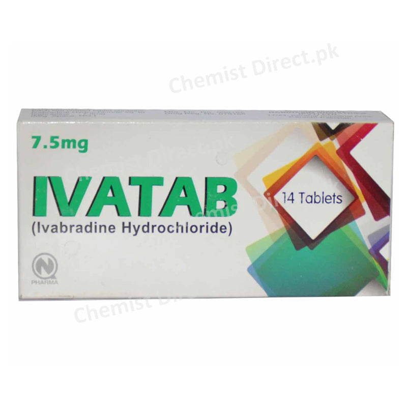 Ivatab 7.5mg Tab Tablet Highnoon Laboratories Anti Anginal Ivabradine