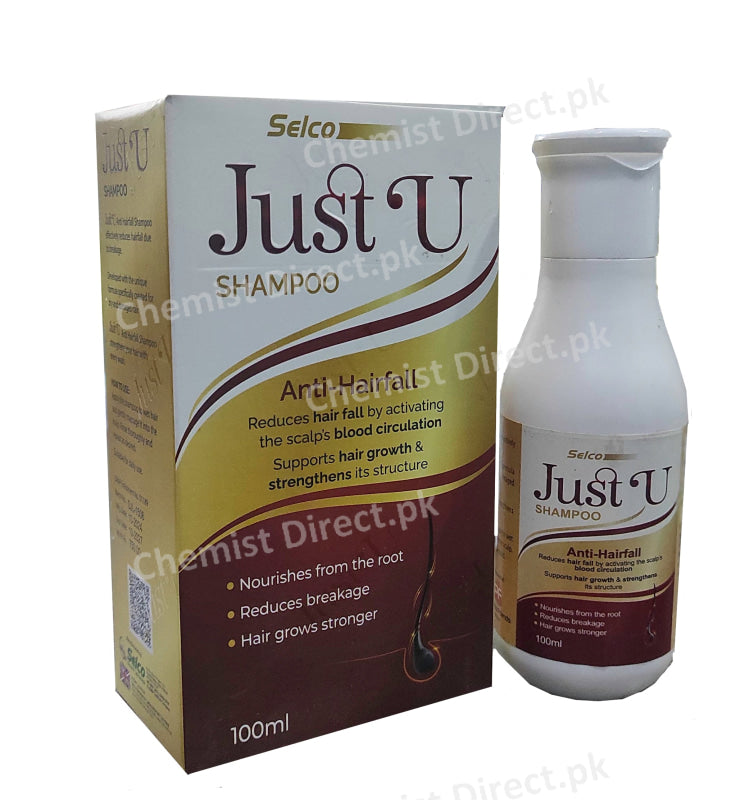 Just U Anti-Hairfall Shampoo 100Ml