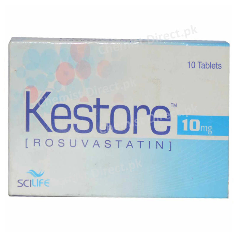 Kestore 10mg tab Tablet Scilife Pharma PVT LTD Statins Rosuvastatin