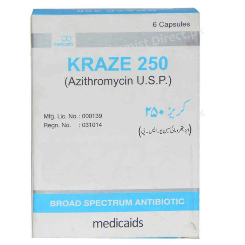 Kraze 250mg Cap Capsule Azithromycin