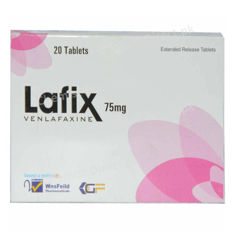 Lafix 75mg Tab Tablet wnsfeild Pharma venlafaxine