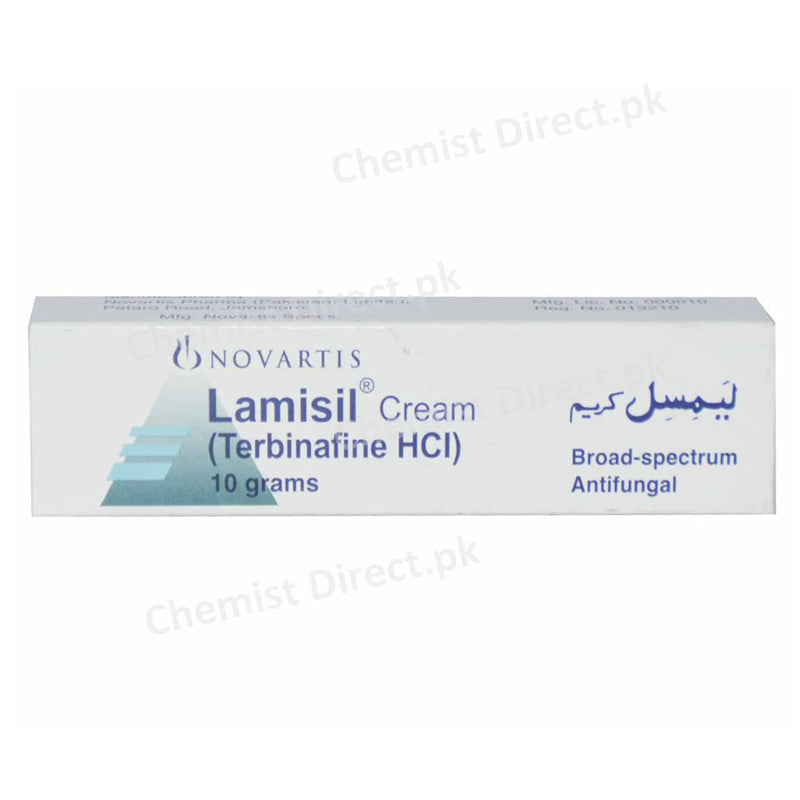 Lamisil 10gram Cream Anti-Fungal Terbinafine Novartis Pharma 1%