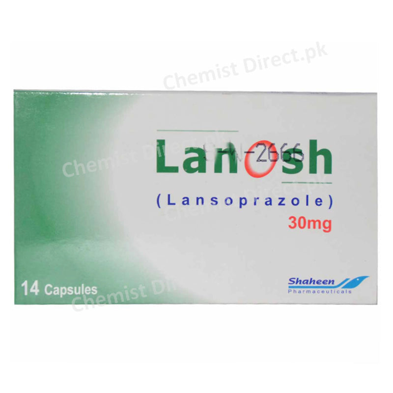 Lanosh 30mg Capsule Shaheen Pharma Lansoprazole