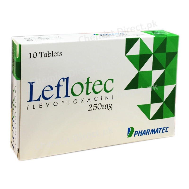 Leflotec 250mg Tablet Levofloxcin Pharmatec