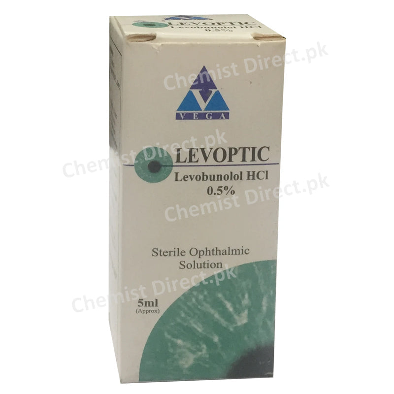 Levoptic 5ml Eye Drops Vega Pharmaceuticals Pvt Ltd Anti Glaucoma Levobunolol