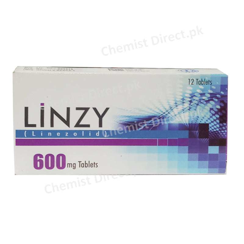 Linzy 600mg Tablet Global Pharma Anti-Bacterial Linezolid