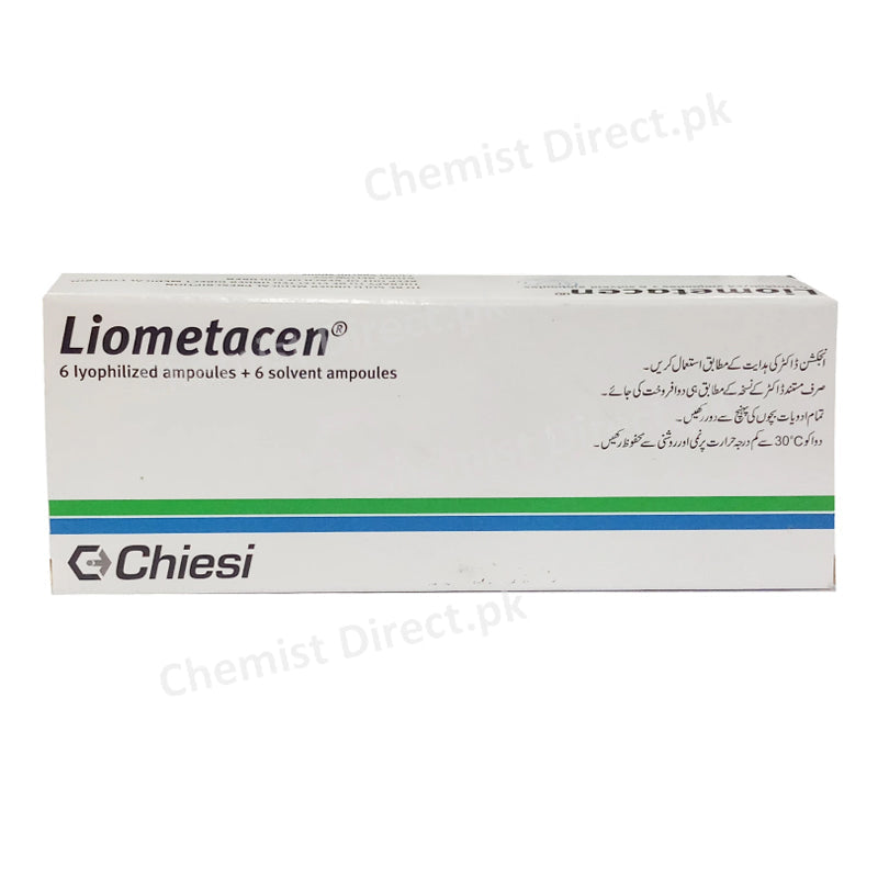 Liometacen Injection 50mg Chiesi Pharmaceuticals Meglumine Indomethacinate