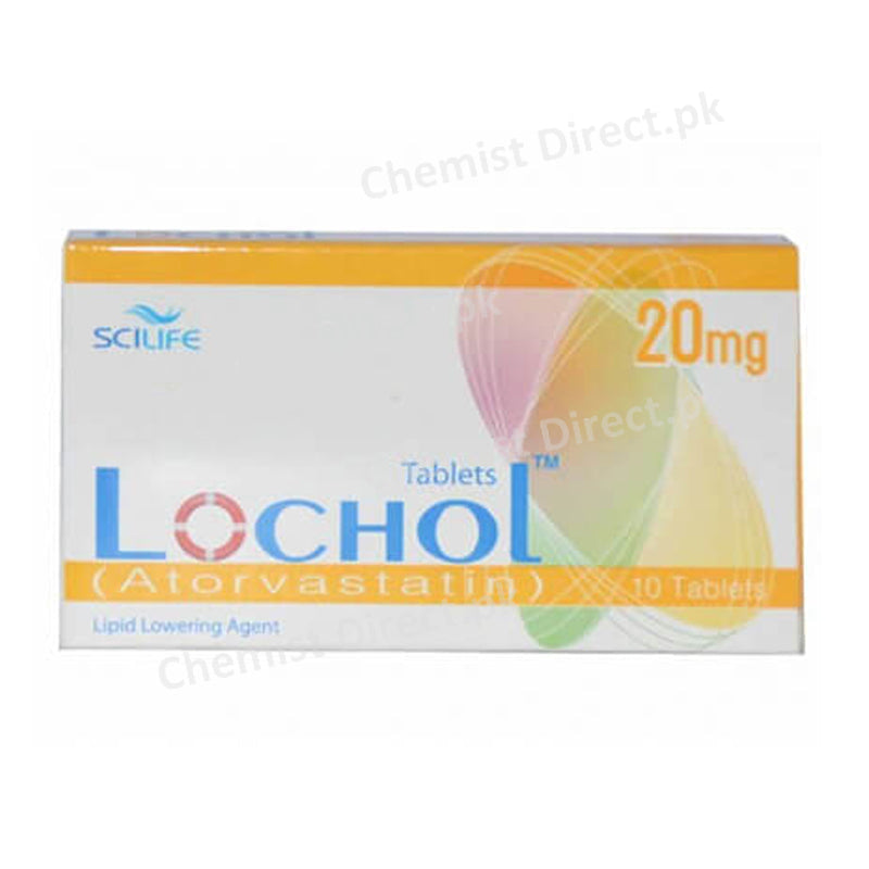 Lochol 20mg Tablet Scilife Pharma Statins Atorvastatin