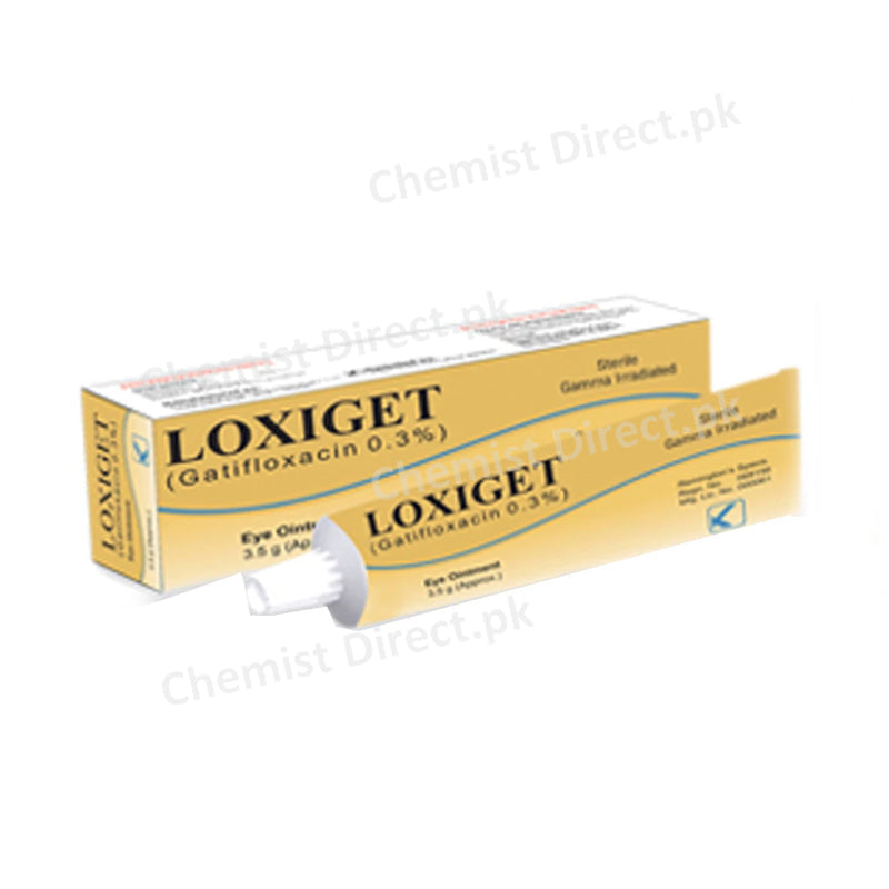 Loxiget Eye Ointment 3.5gram Kobec Health Sciences Anti-Infective Gatifloxacin 0.3%
