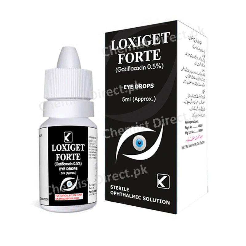 Loxiget Forte Eye Drop 5ml Kobec Health Sciences Anti-Infective Gatifloxacin 0.5%