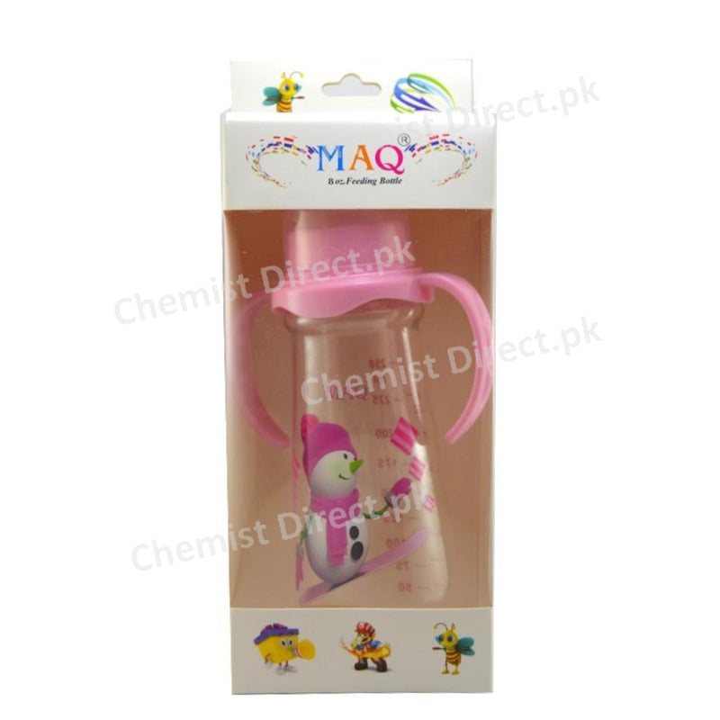 Maq 8 Oz Feeding Bottle With Handles Baby Care