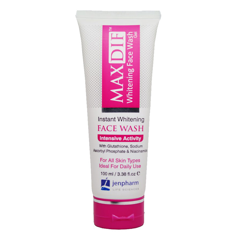 Maxdif Whitening Facewash Gel 100Ml Medicine