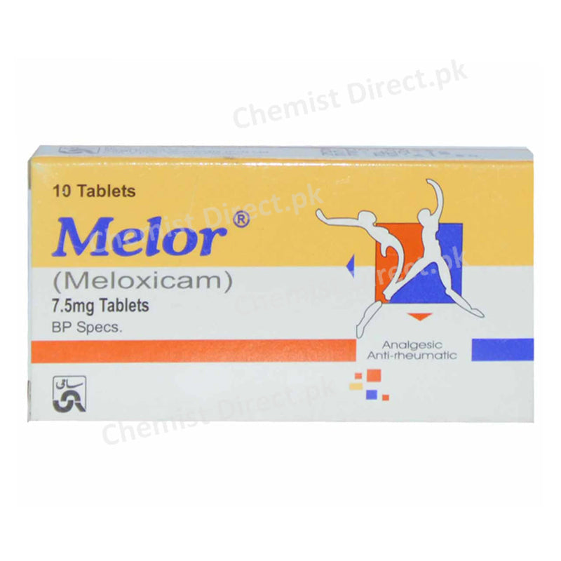 Melor 7.5mg Tablet Meloxicam Sami Pharmaceuticals Nsaid