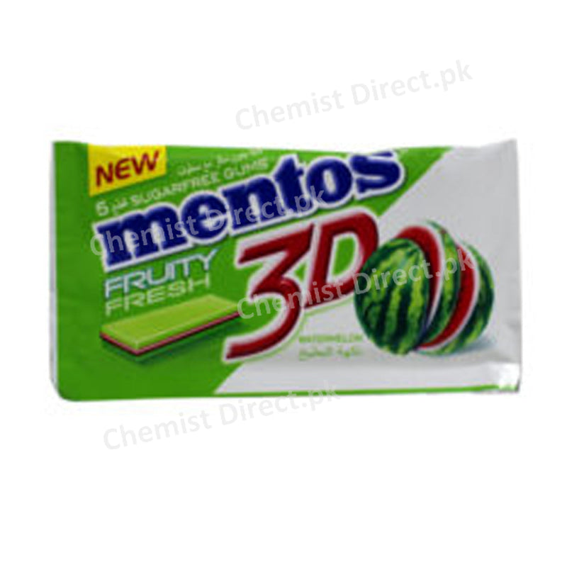 Mentos 3D Watermelon Gum Food