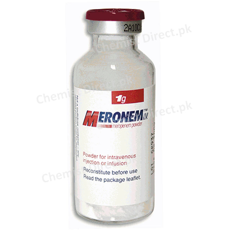 Meronem 1g Injection Pfizer Pakistan Ltd Carbapenems Meropenem