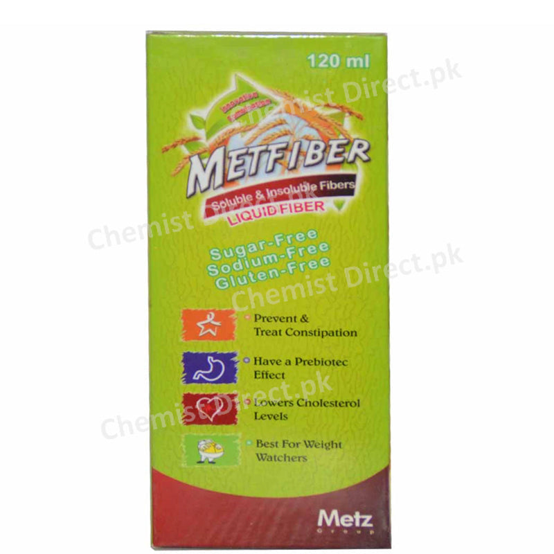 Metfiber 120ml Syrup Metzpharma