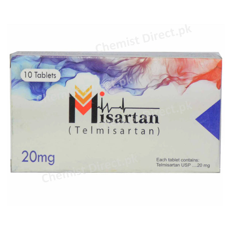 Misartan 20mg Tablet Indus Pharma Anti Hypertensive Telmisartan