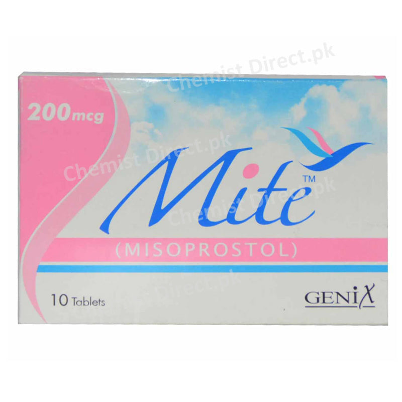 Mite 200mcg Tablet Genix Pharma Misprostol