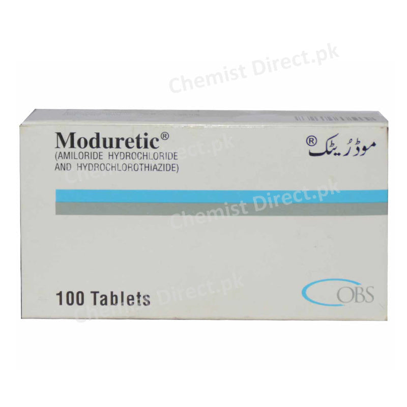Moduretic 5/50mg Tablet OBS Pharma Diuretic Amiloride 5mg Hydrochlorothiazide 50mg