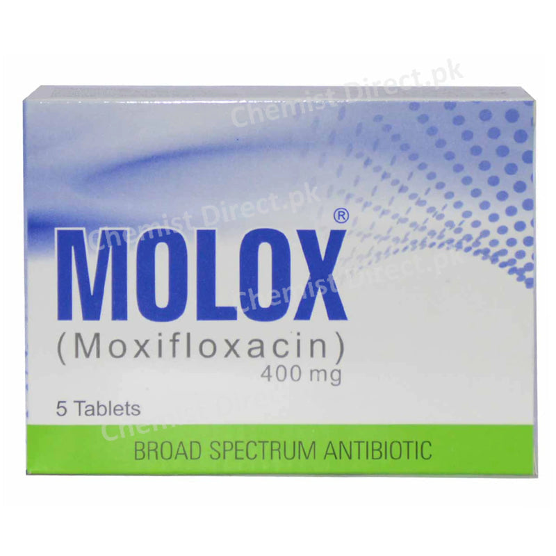 Molox 400mg Tablet CCL Pharmaceuticals Quinolones Anti Bacterial Moxifloxacin