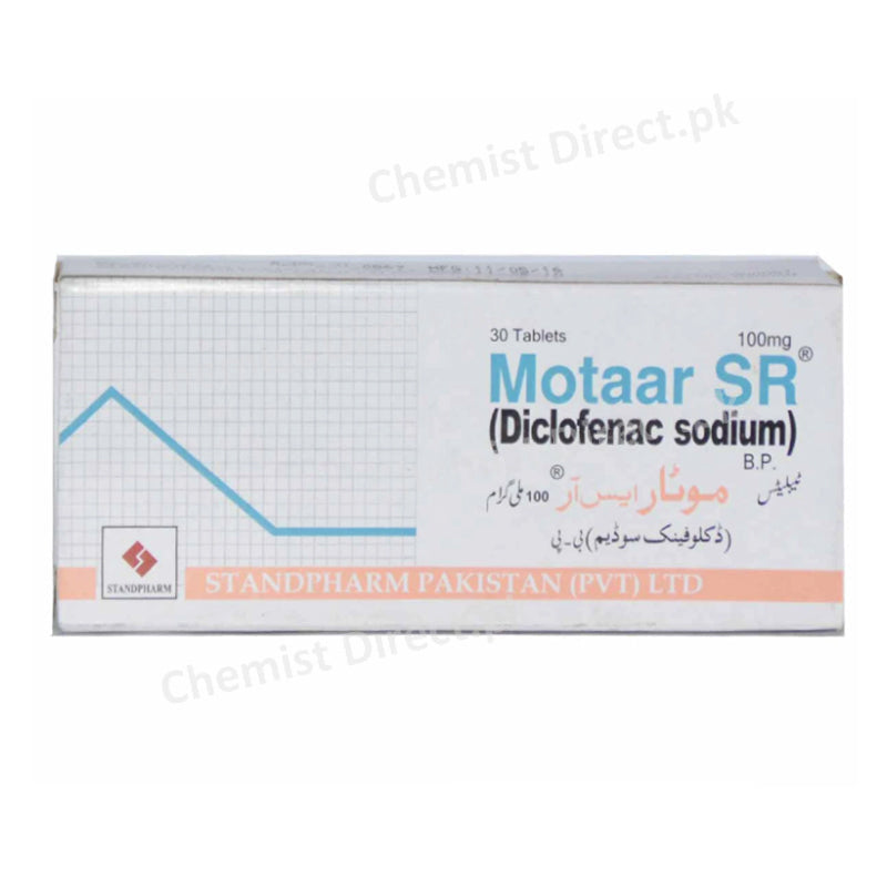 Motaar SR 100mg Tablet Standpharm Diclofenac Sodium Nsaid