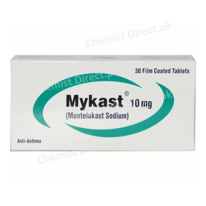 Mykast 10mg Tablet Mega Pharma Montelukast Sodium
