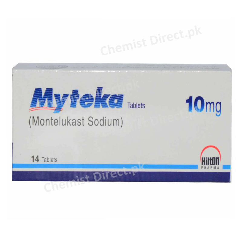 Myteka 10mg Tablet Hilton Pharma Anti-Leukotriene Montelukast Sodium